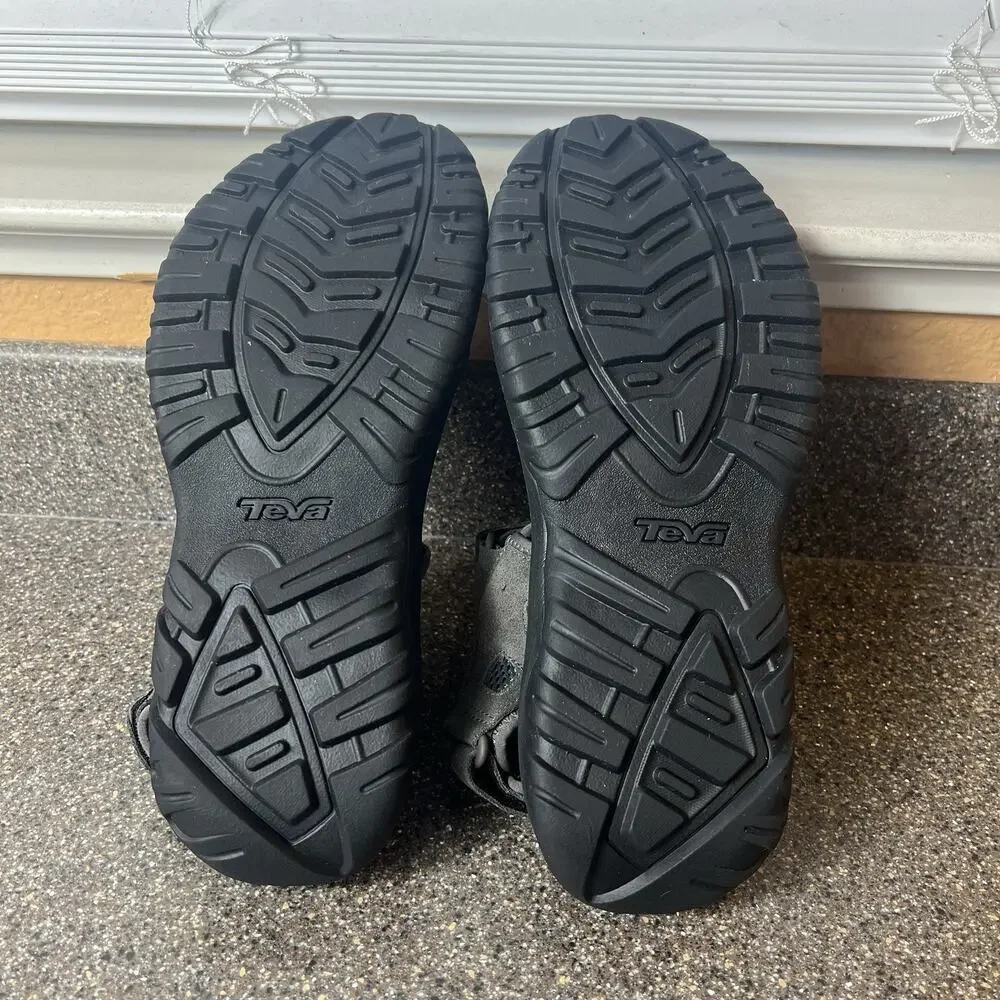 TEVA Original Universal Strap Summer Sandals Men's Size 11 Dark Gray Hook & Loop